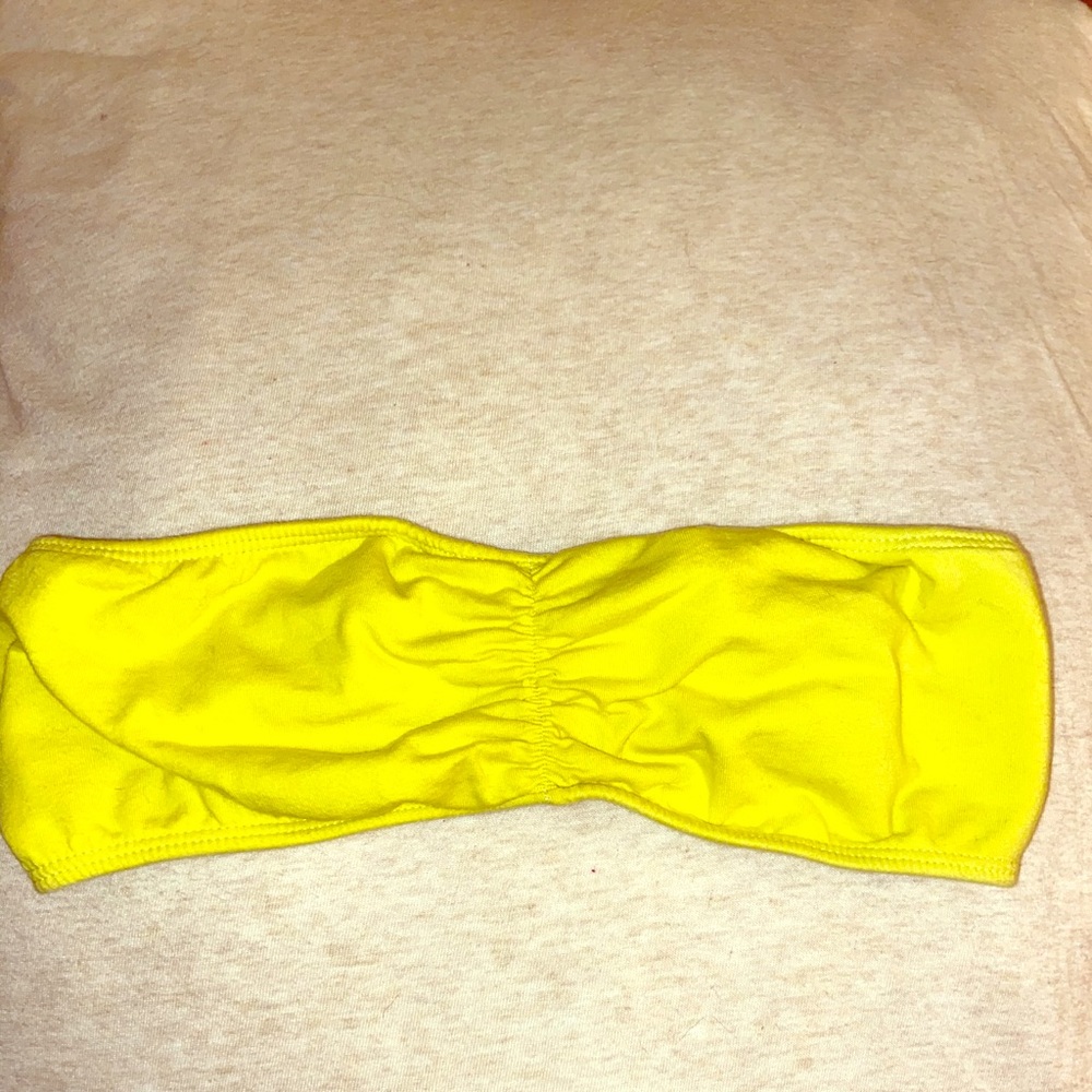 Neon yellow bandeau